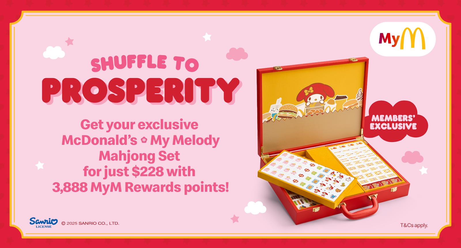 How to Get Your Hands on the McDonalds Singapore My Melody Mahjong Set